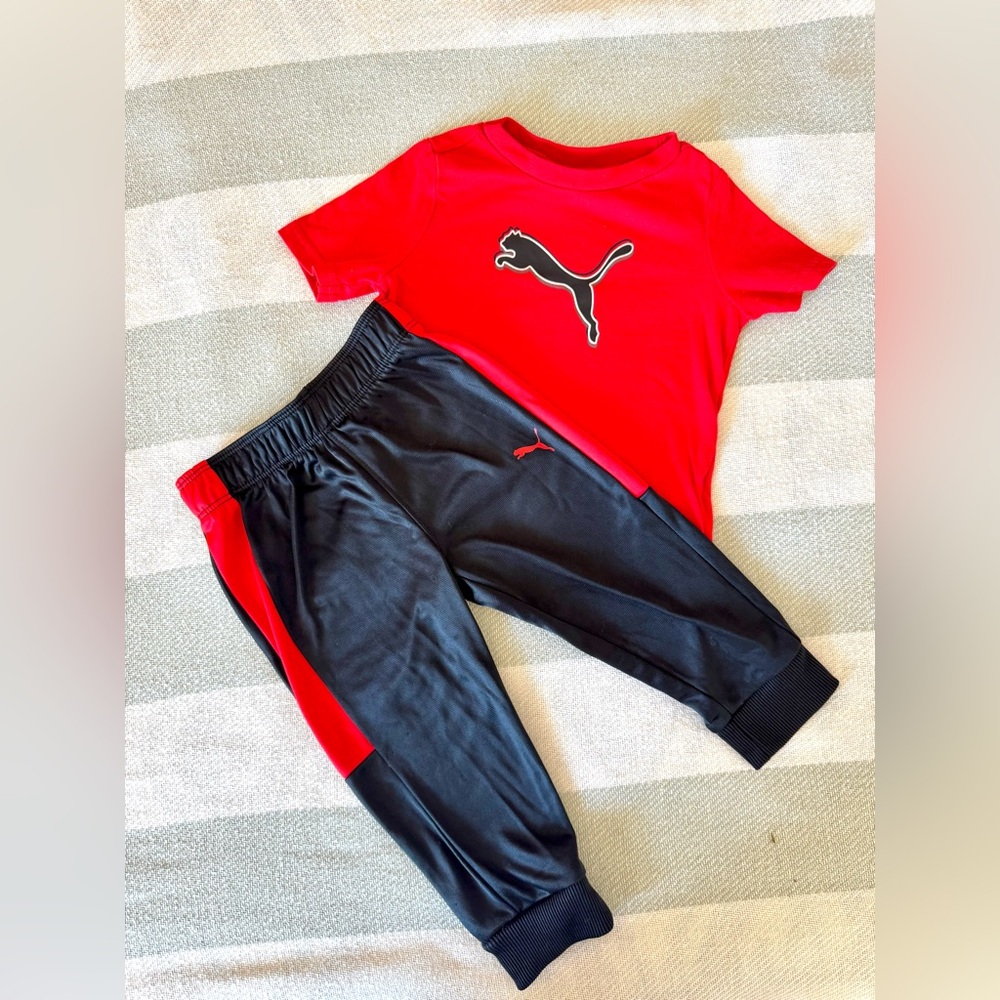 18 month toddler Puma shirt and pant set